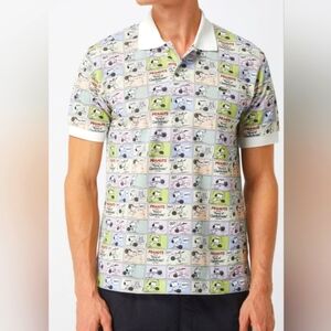 Lacoste&Peanuts Graphic Men's Polo Shirt - Multicolor.Size L